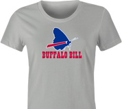 funny Buffalo Bill Silence of the Lambs pro football Mashup women's t-shirt