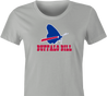 funny Buffalo Bill Silence of the Lambs pro football Mashup women's t-shirt