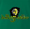 funny Buffering Soldier reggae music men's green  t-shirt 