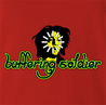 funny Buffering Soldier reggae music men's red t-shirt 