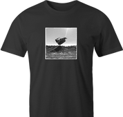 funny Bulldozer Jumping A Ramp Cool men's t-shirt