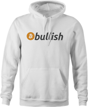Funny Cryptocurrency Bitcoin - BTC bullish white hoodie