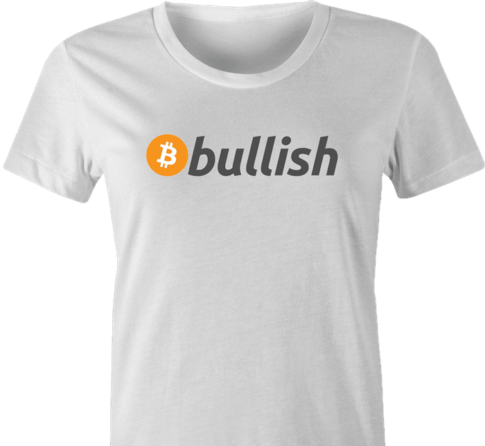 Funny Cryptocurrency Bitcoin - BTC bullish women's t-shirt 
