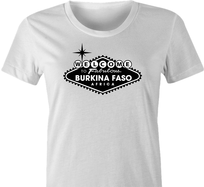 Funny las vegas sign women's white t-shirt