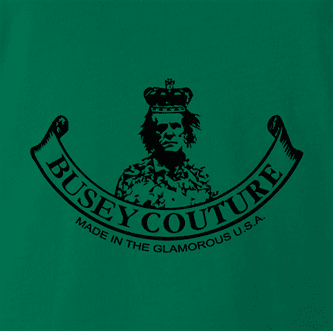 Funny Gary Busey Nick Nolte Mashup green t-shirt