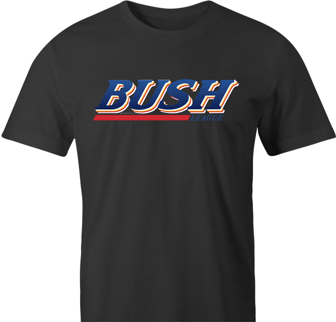 Funny Bush League Amateur Sports Beer Parody Men's T-Shirt