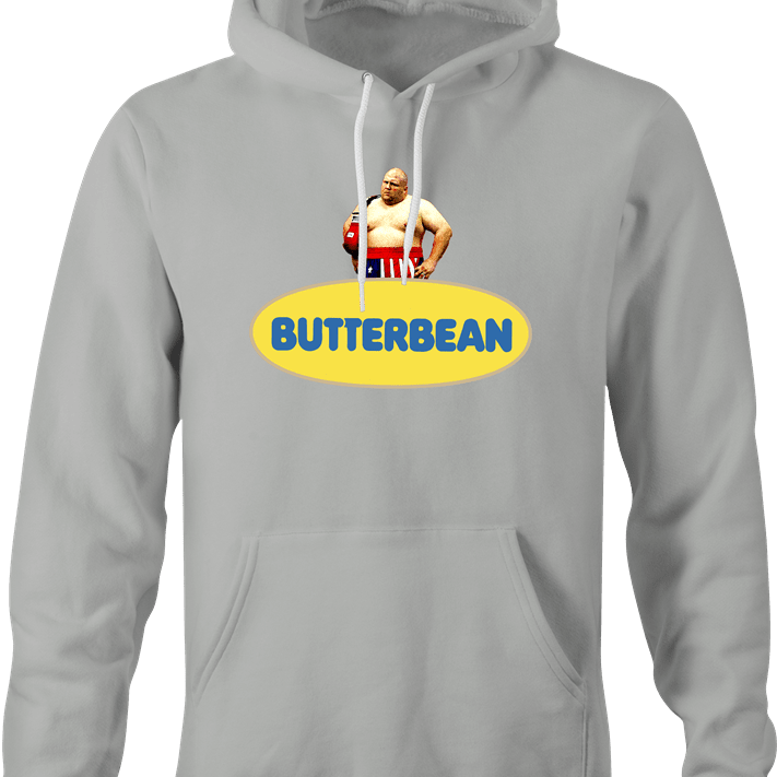 funny Butterbean Heavy Weight Boxer Butterball Mashup t-shirt Ash Grey hoodie