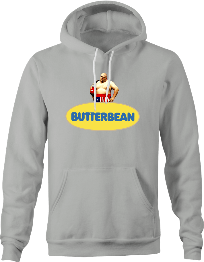 funny Butterbean Heavy Weight Boxer Butterball Mashup t-shirt Ash Grey hoodie
