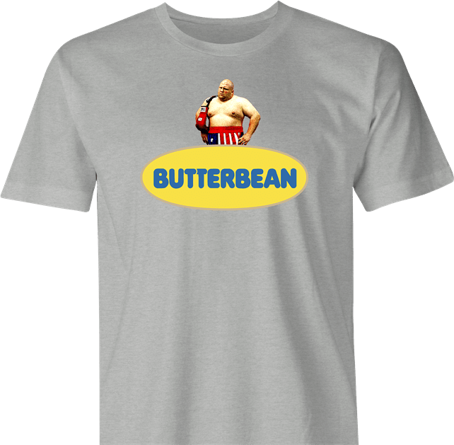 funny Butterbean Heavy Weight Boxer Butterball Mashup men's t-shirt