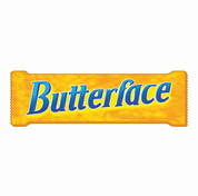 Funny butterface but her face chocolate bar parody men's white t-shirt