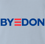 Funny Joe Biden campaign logo shirt | Bye Donald Trump Parody light blue Men's T-Shirt