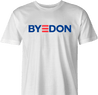Funny Joe Biden campaign logo shirt | Bye Donald Trump Parody White Men's T-Shirt