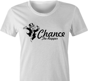 Funny chance monopoly card rap music women's white t-shirt 