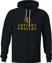 Funny Caesars Phallus Las Vegas Casino Penis Reference Men's black hoodie