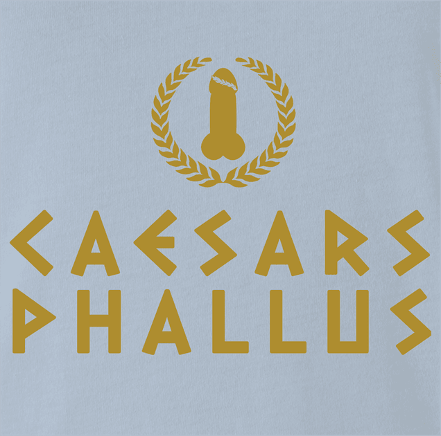 Funny Caesars Phallus Las Vegas Casino Penis Reference Men's light blue T-Shirt