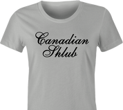 canadian shlub canada whiskey grey women's t-shirt