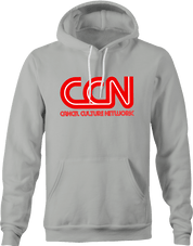 Funny Cancel Culture fake news Men's grey hoodie