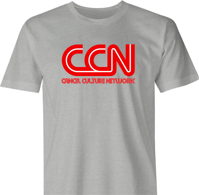 Funny Cancel Culture fake news Men's grey T-Shirt