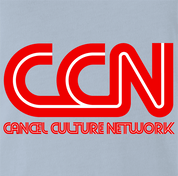 Funny Cancel Culture fake news Men's light blue T-Shirt