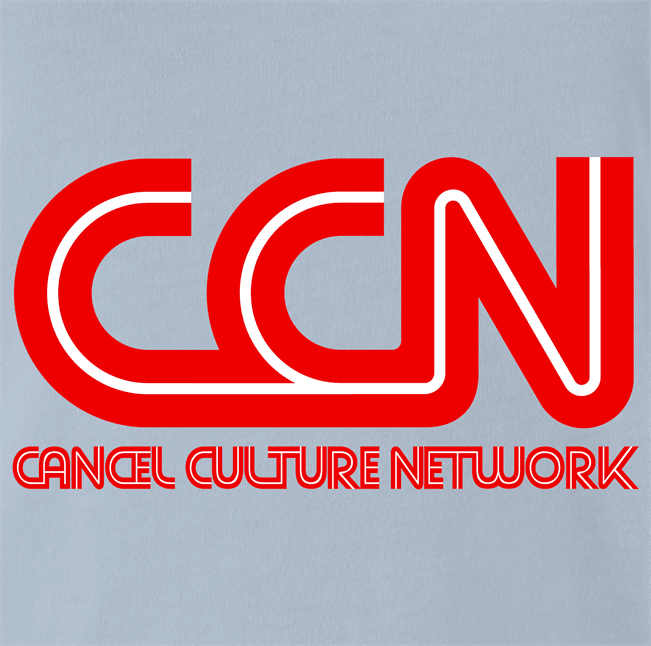 Funny Cancel Culture fake news Men's light blue T-Shirt