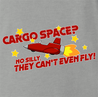 funny Cargo Space Play On Words jared zimmerman car-fix tv show Ash Grey t-shirt