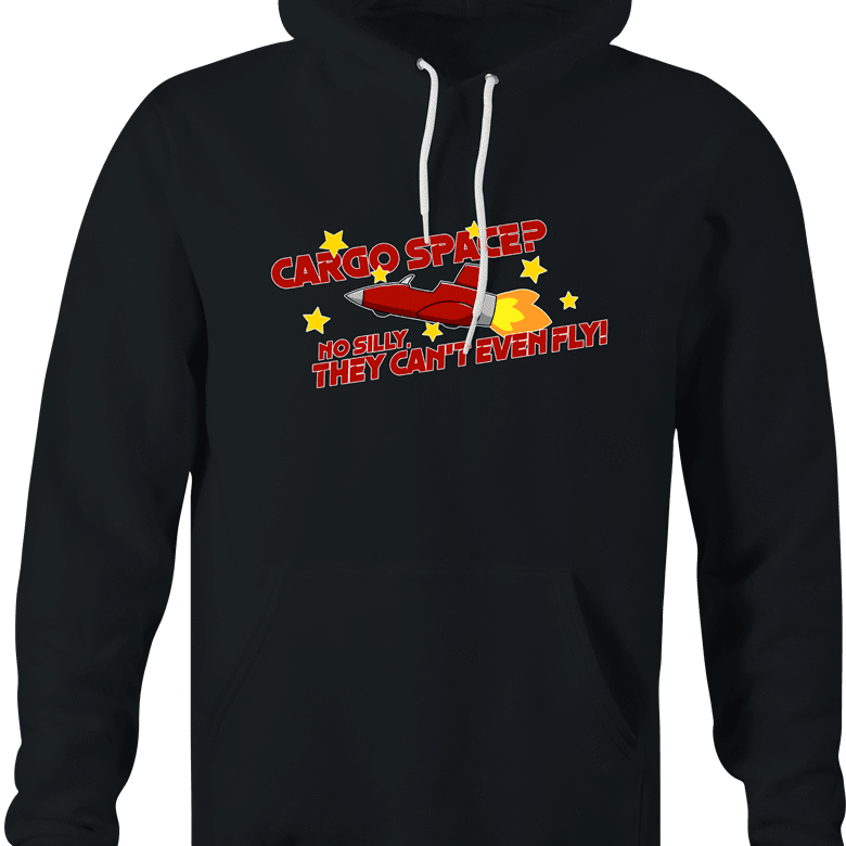 funny Cargo Space Play On Words jared zimmerman car-fix tv show black hoodie