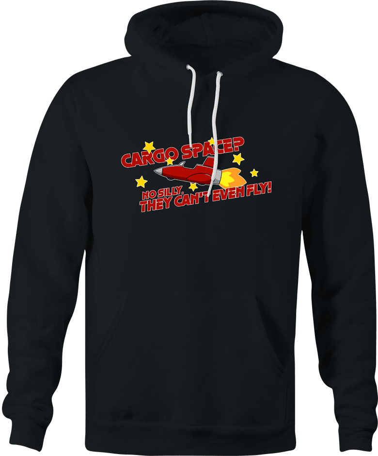 funny Cargo Space Play On Words jared zimmerman car-fix tv show black hoodie