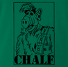 alf chewbacca men's green mashup t-shirt 