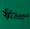 Funny chance monopoly card rap music men's green t-shirt 