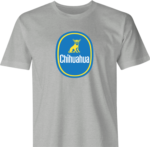 Funny Chihuahua Men's grey T-Shirt for Dog Lovers