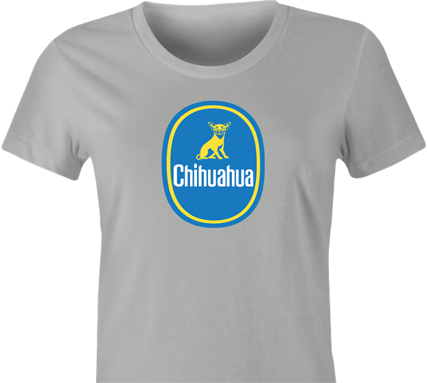 Funny Chihuahua women's grey T-Shirt for Dog Lovers