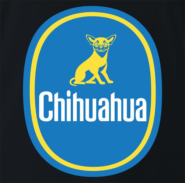 Funny Chihuahua Men's black T-Shirt for Dog Lovers