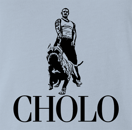 funny cholo mexican pitbull men's light blue t-shirt 