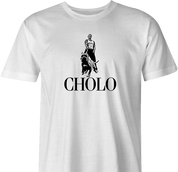 funny cholo mexican pitbull men's white t-shirt 