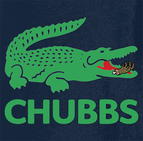 Happy Gilmore Chubbs Peterson Parody t-shirt Navy Blue
