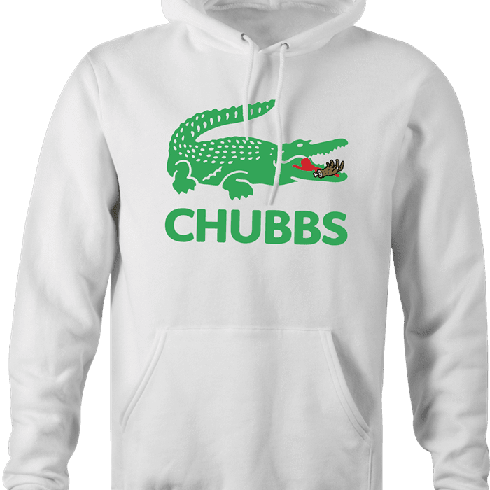 Happy Gilmore Chubbs Peterson Parody white hoodie