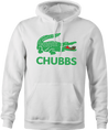 Happy Gilmore Chubbs Peterson Parody white hoodie