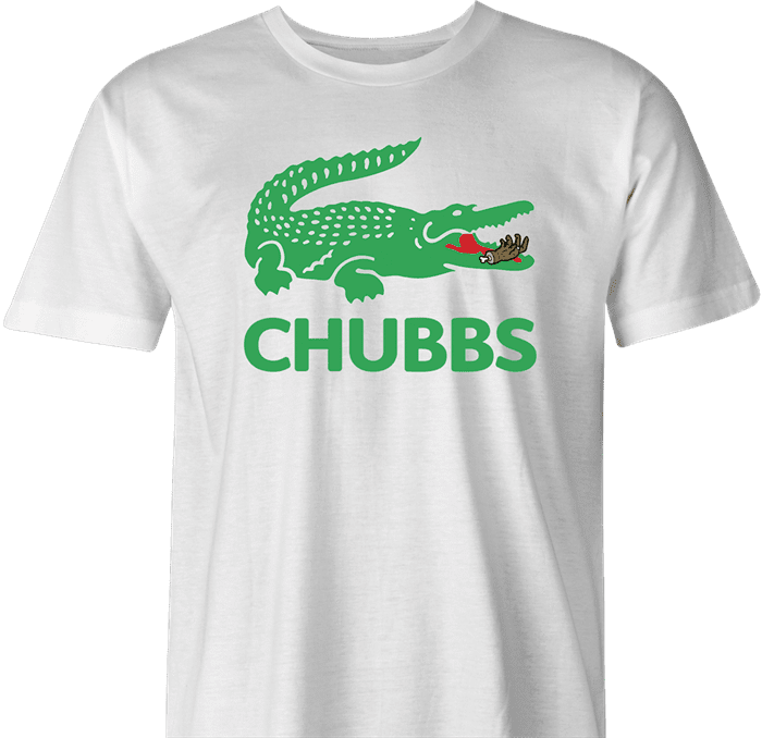 Happy Gilmore Chubbs Peterson Parody men's t-shirt white 