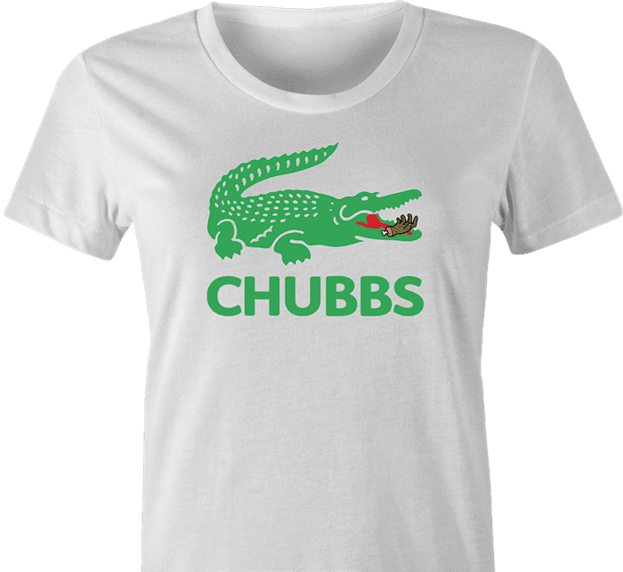Happy Gilmore Chubbs Peterson  Parody women's t-shirt white 