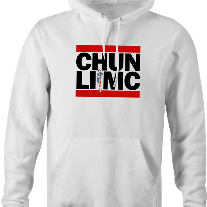  OG hip-hop men's white mashup hoodie