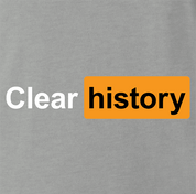 funny men's grey porn website parody t-shirt 