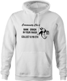 funny Ethereum ETH cryptocurrency board game hoodie men's white 