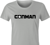 Funny ConMan All Star Parody T-Shirt Women's Ash Grey