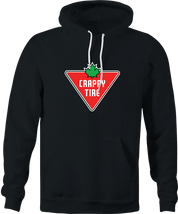 funny Crappy Tire hoodie women's black