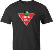 funny Crappy Tire t-shirt men's black