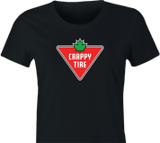 funny Crappy Tire t-shirt women's black