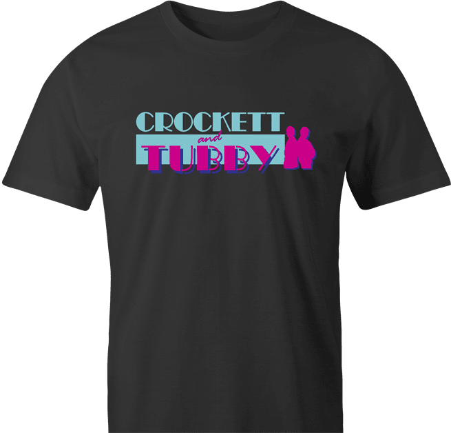 funny Miami Parody Crockett And Tubby Parody men's t-shirt