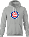 Funny Baseball Chicago Cunts Offensive Parody T-Shirt Ash Grey Hoodie