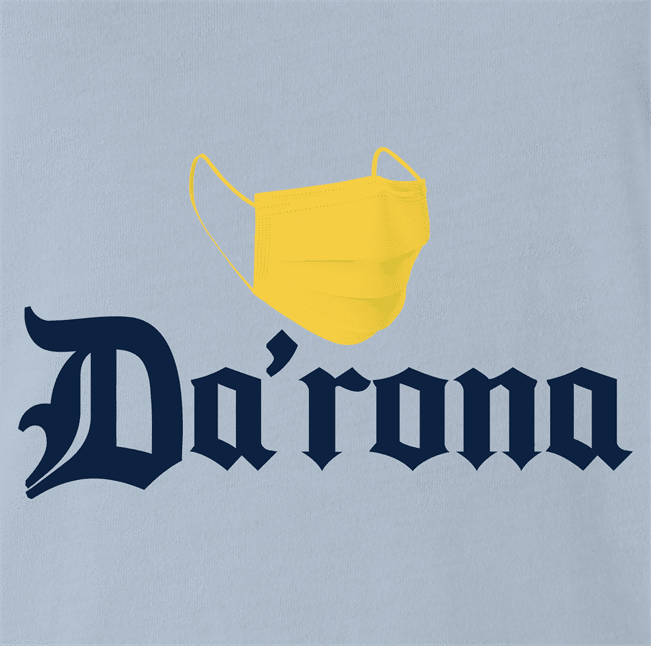 Caronavirus COVID 19 mexican beer men's light blue t-shirt