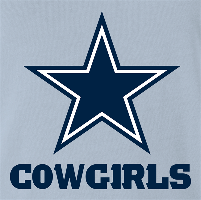 funny dallas cowgirls t-shirt men's light blue